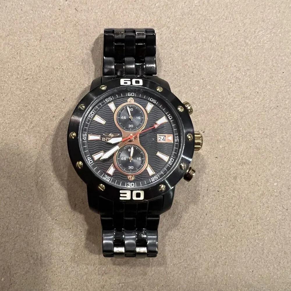 Invicta‎ Men's 17736 Specialty Analog Display Japanese Quartz Black Watch